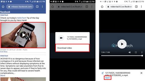 How to Download Facebook videos with Webtoptools? 1. Open Facebook and copy the video URL you want to download. 2. Paste the video URL in the Search box, Tool will fetch video info. 3. Select the Video quality you need and click the "Download" button. 4.